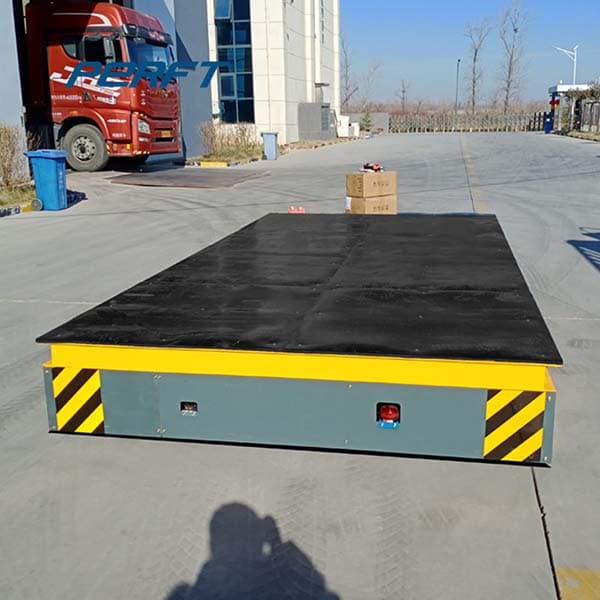 Battery Platform Transfer Car For Polyester Strapping 50 Ton